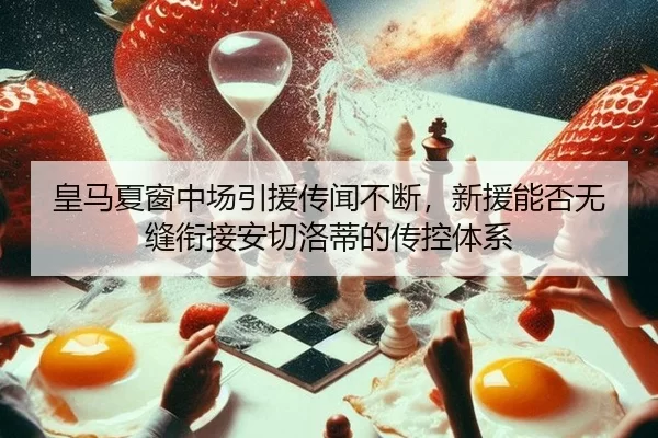 皇马夏窗中场引援传闻不断，新援能否无缝衔接安切洛蒂的传控体系